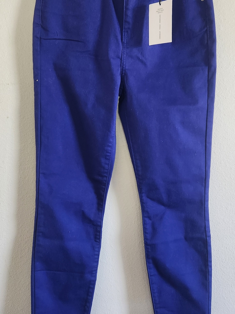 Slim Women's Jeans in Cobalt Blue - Unbranded